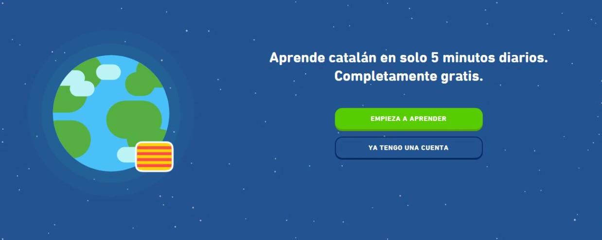 Aplicación para aprender Duolingo Online