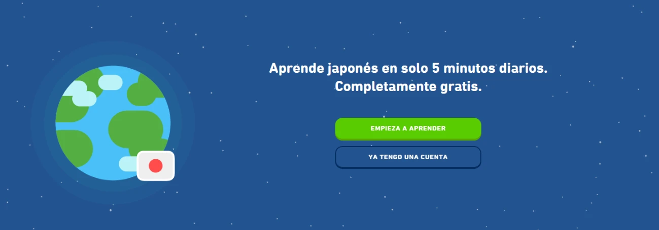 Aprender japonés con Duolingo