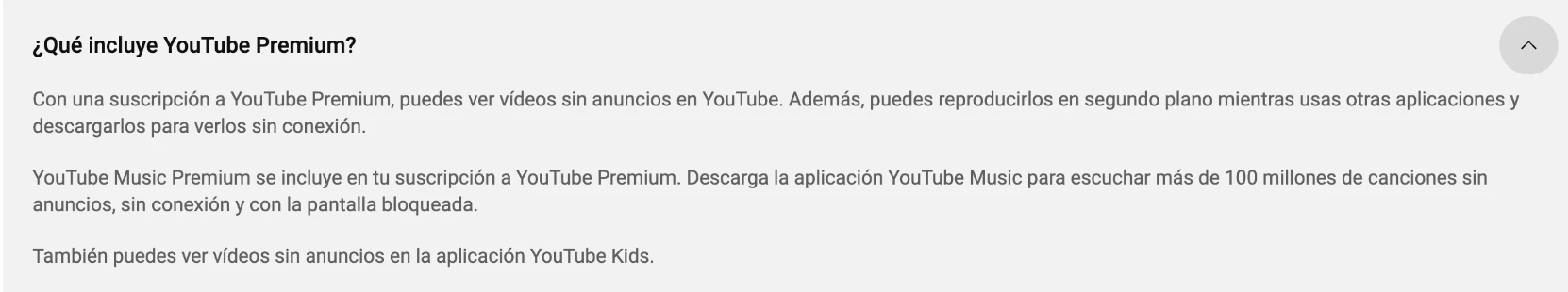 Algunos de los beneficios que incluye YouTube Premium