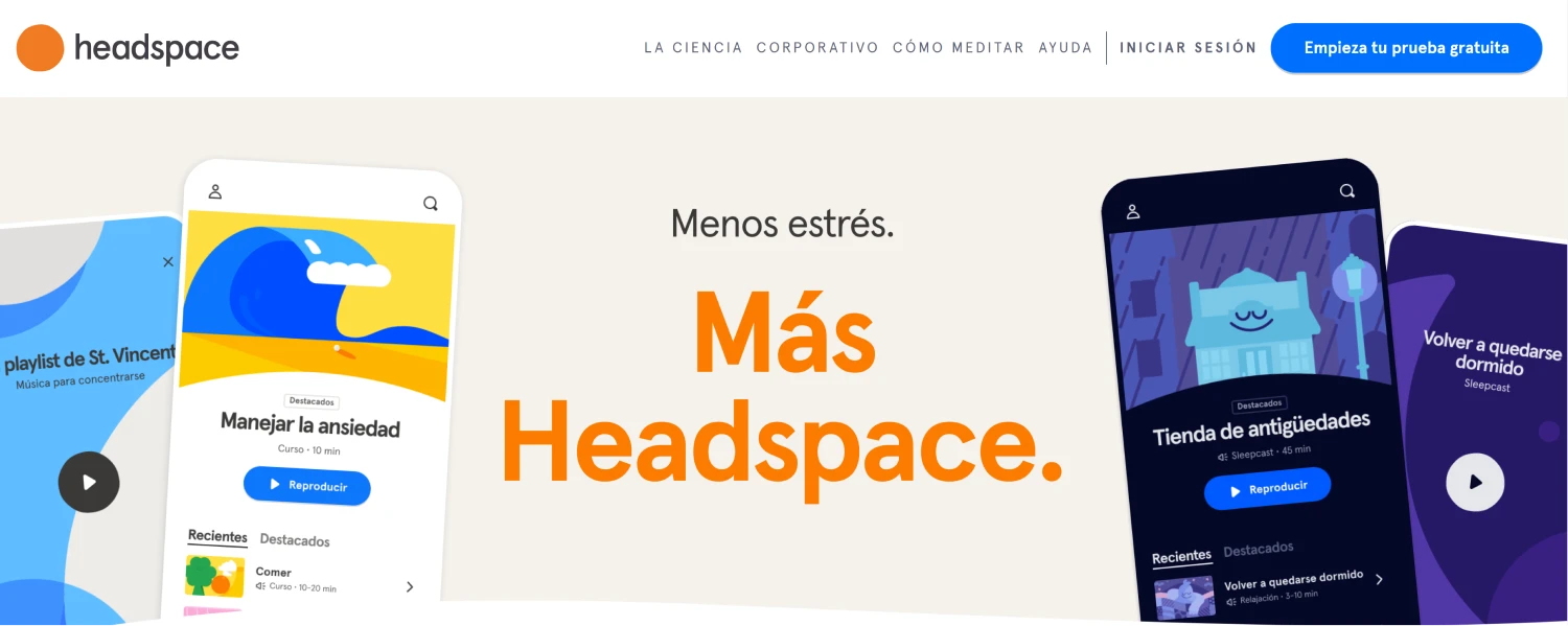 Compartir cuenta de  Headspace
