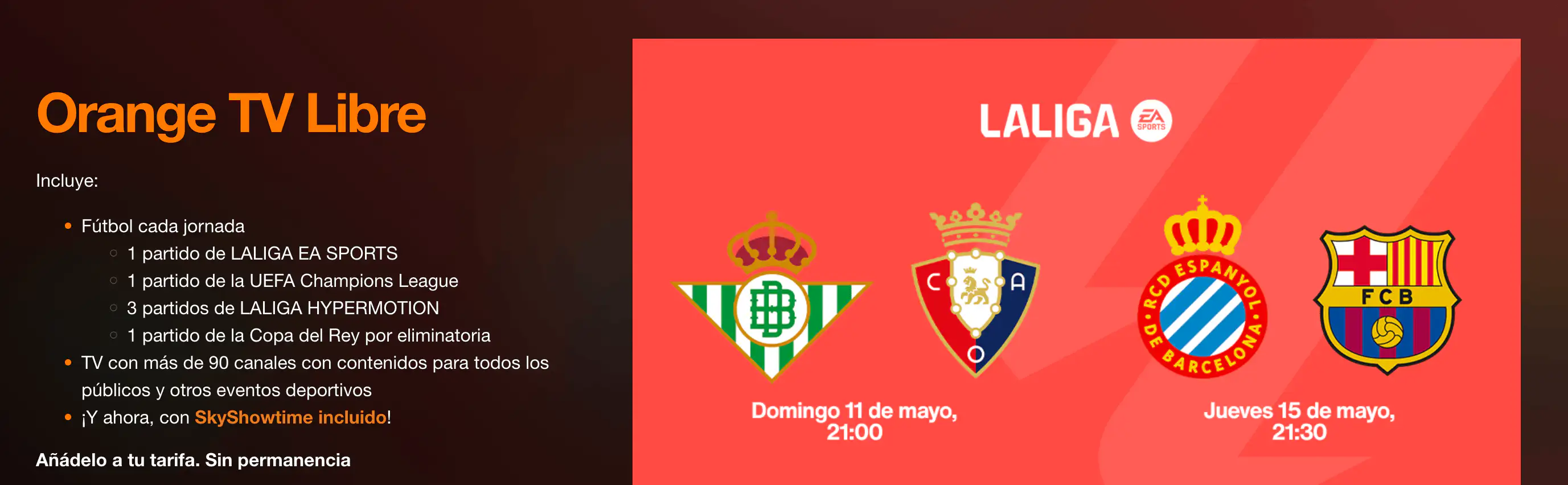 Cómo compartir cuenta de Orange TV Libre