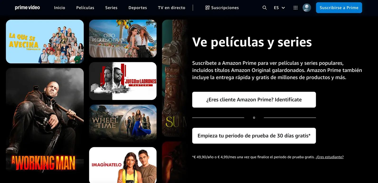 Cómo contratar Amazon Prime Video sin anuncios