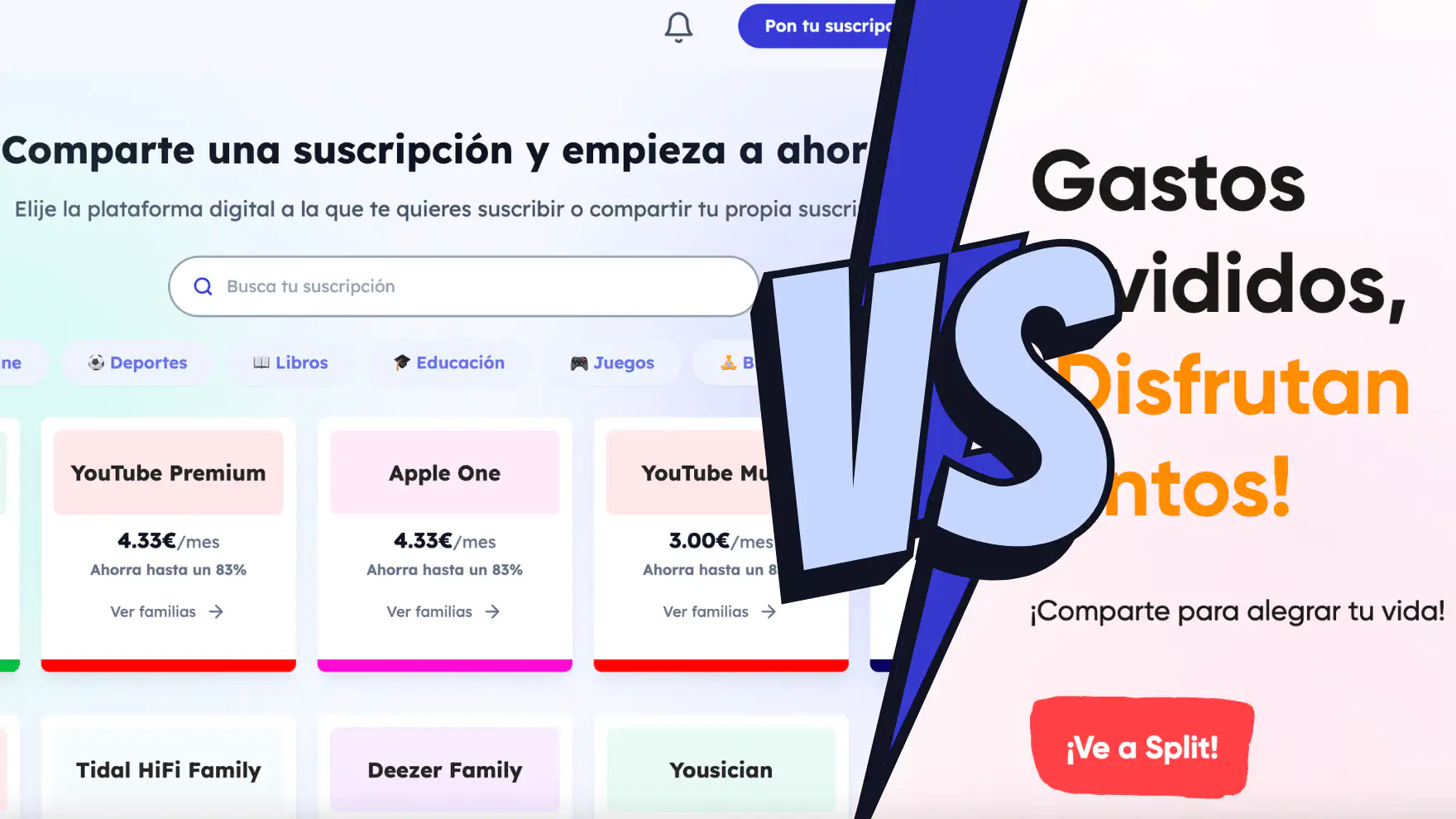 Sharingful vs GoSplit: ¿Qué plataforma es mejor para compartir suscripciones?