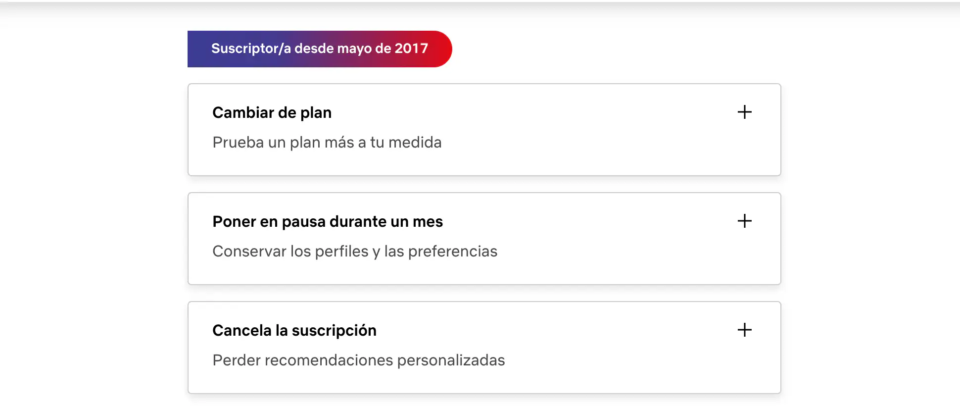 Pasos para cancelar la suscripción de Netflix